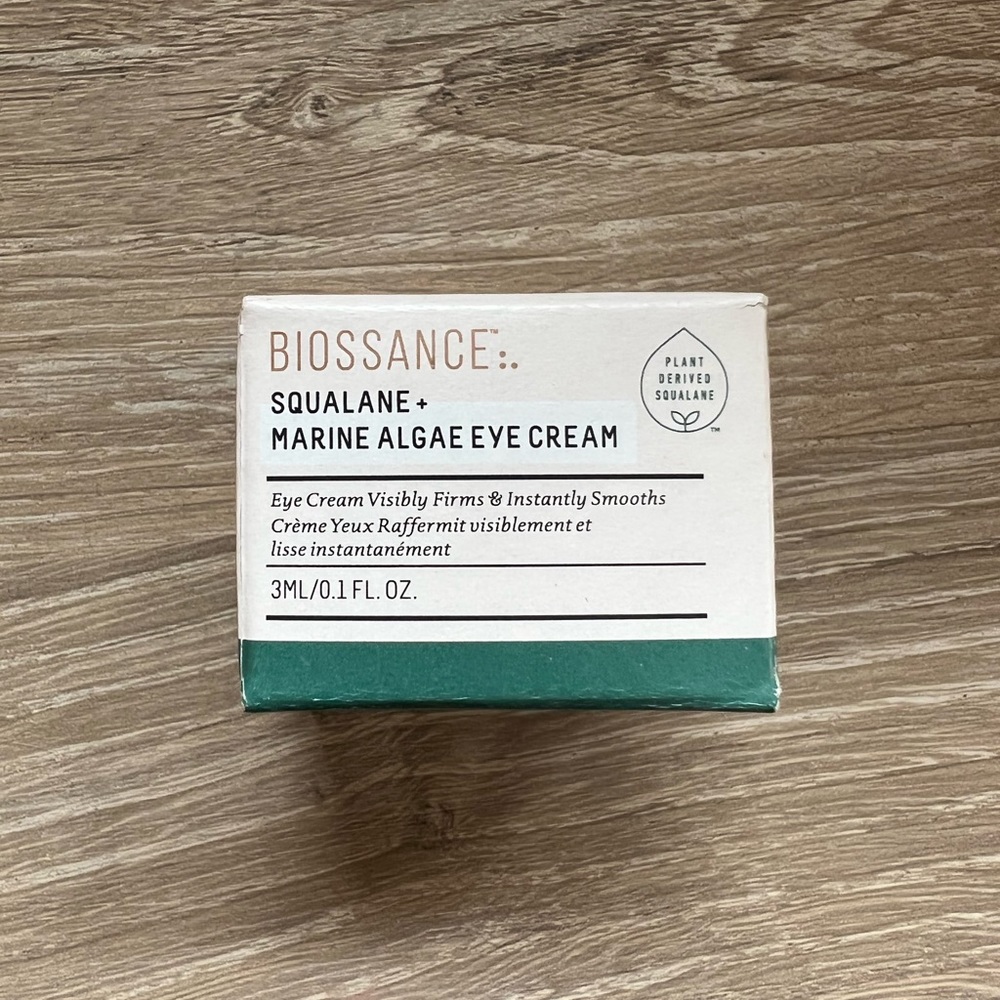 Biossance travel size marine algae eye cream